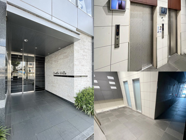 Castle Hills 柳ヶ瀬のエントランス